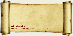 Jagodinka Simeunović vizit kartica